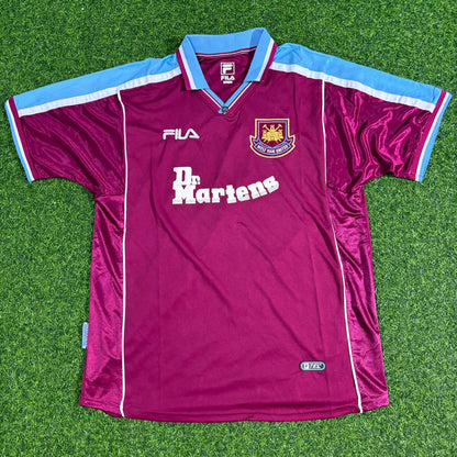 Michael Carrick West Ham 1999-2000 Home Retro Football Jersey