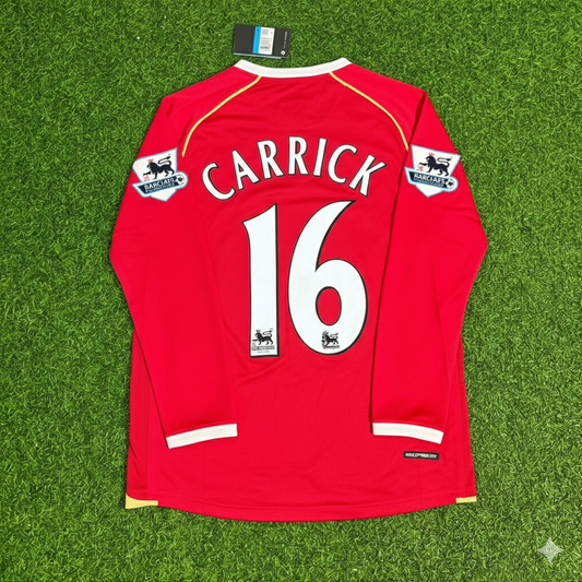 Michael Carrick Manchester United 2006-2007 Red Jersey Trikot
