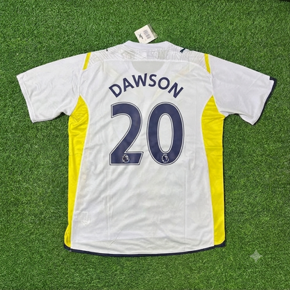 Michael Dawson #20 Tottenham 2009–2010 White Retro Football Jersey Kit