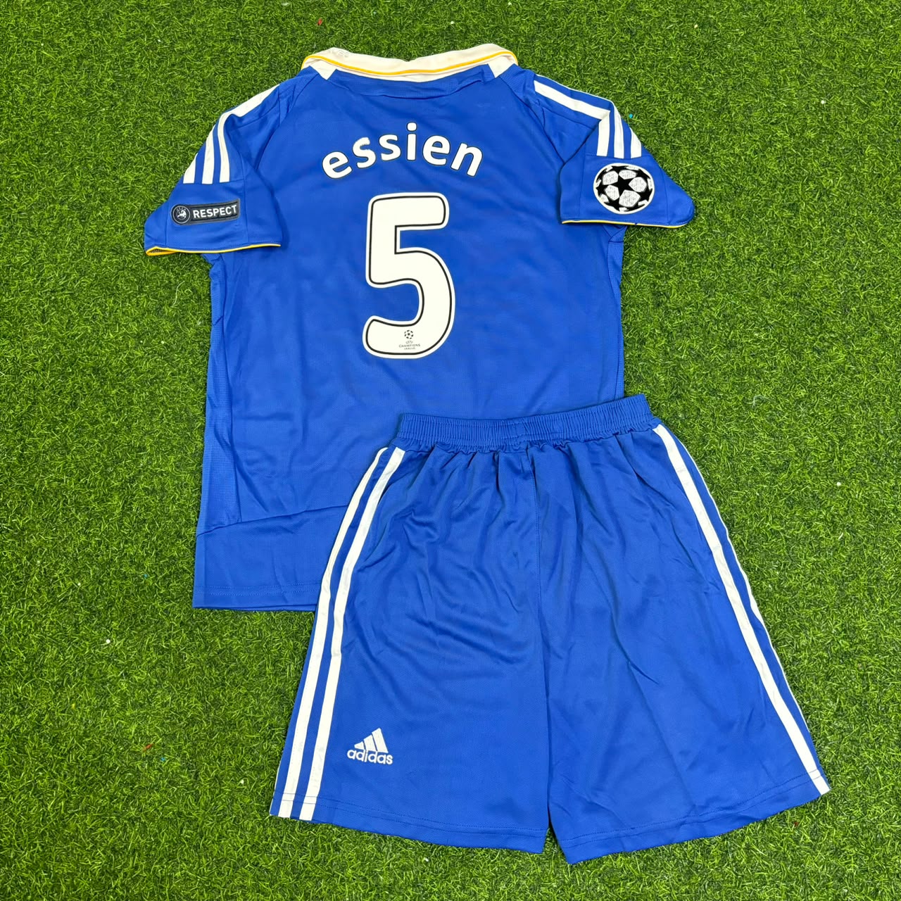 Michael Essien Chelsea 2008 Final Kids Jersey Kinder Trikot Soccer Shirt