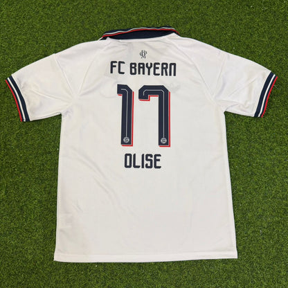 Michael Olise 17 Bayern Munchen 2027 Away New season Kids Trikot Soccer Shirt