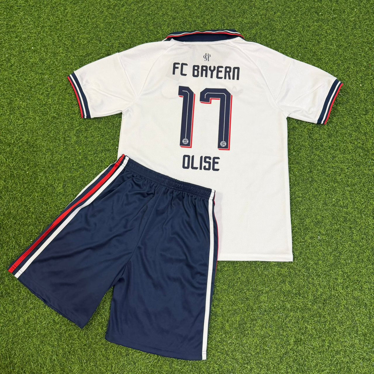 Michael Olise 17 Bayern Munchen 2027 Away New season Kids Trikot Soccer Shirt