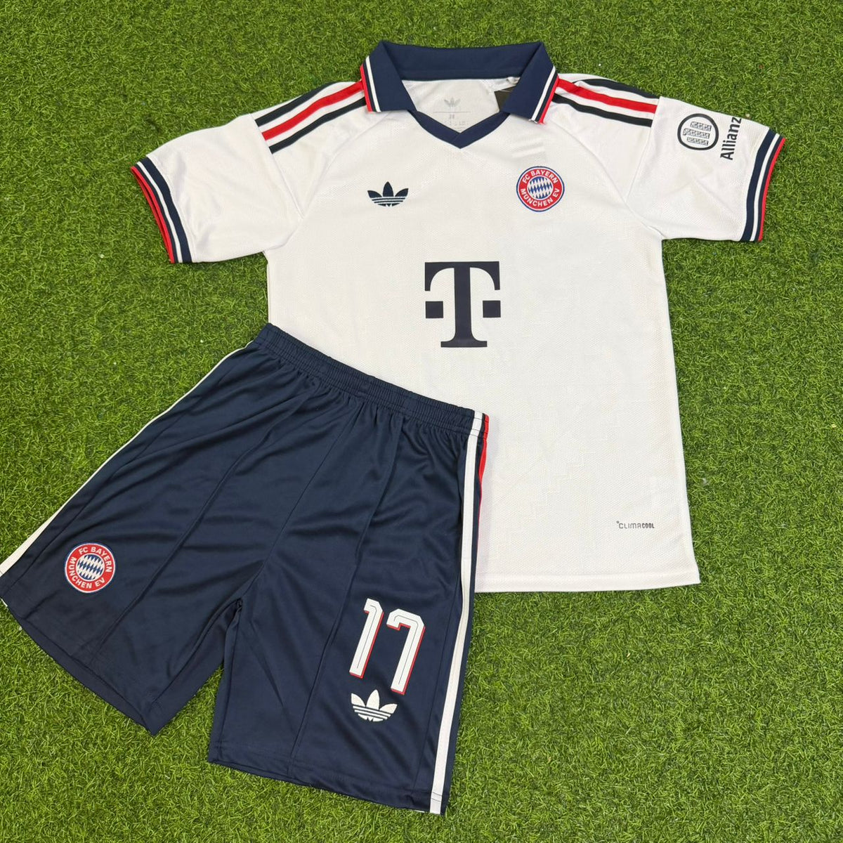 Michael Olise 17 Bayern Munchen 2027 Away New season Kids Trikot Soccer Shirt