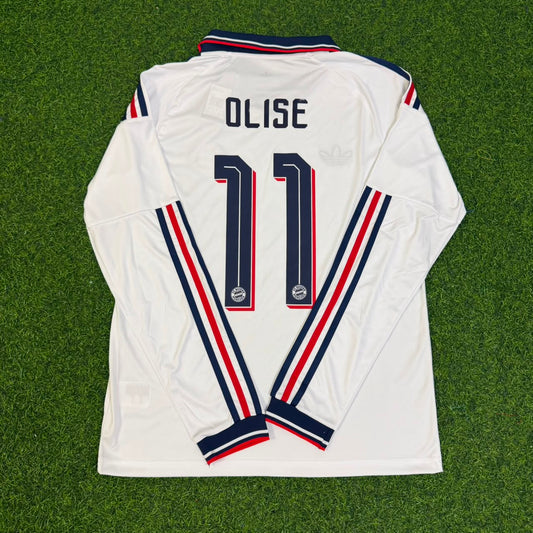 Michael Olise 17 Bayern Munchen 2027 Away Long Sleeve New season Trikot Soccer Shirt