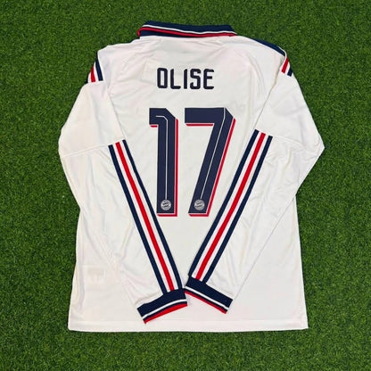 Michael Olise 17 Bayern Munchen 2027 Away Long Sleeve New season Trikot Soccer Shirt