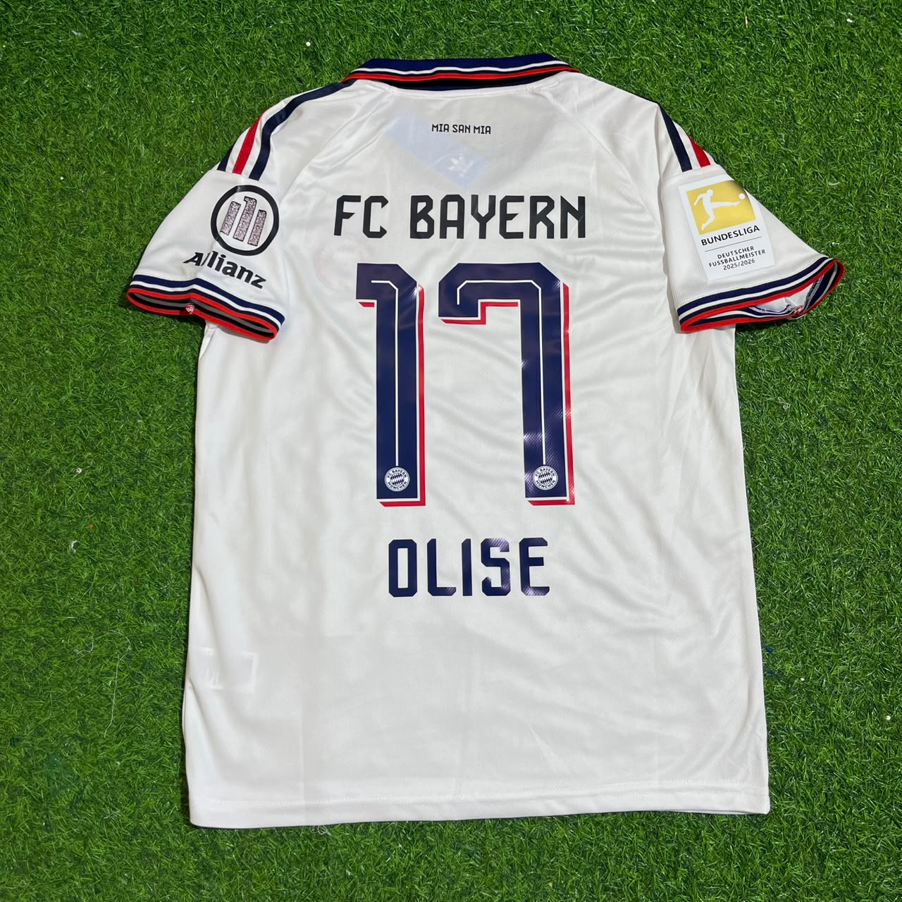 Michael Olise 17 Bayern Munchen 2027 Away New season Trikot Soccer Shirt