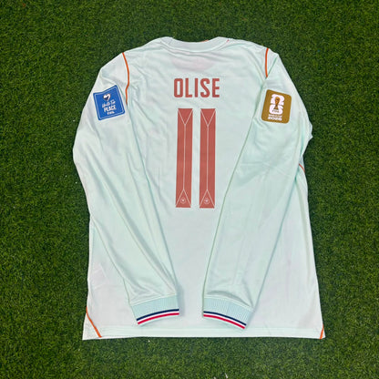 Michael Olise #11 France 2026 World Cup Away Long Sleeve Jersey