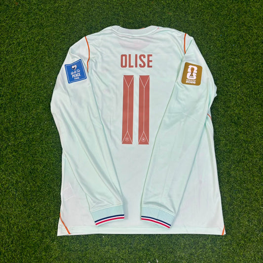 Michael Olise #11 France 2026 World Cup Away Long Sleeve Jersey