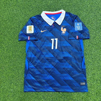 Michael Olise 11- France Home 2026 World Cup Blue Football Jersey