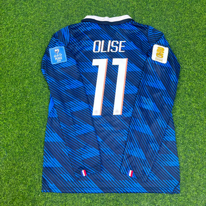 Michael Olise France 2026 World Cup Home Long Sleeve Football Jersey