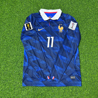 Michael Olise France 2026 World Cup Home Long Sleeve Football Jersey