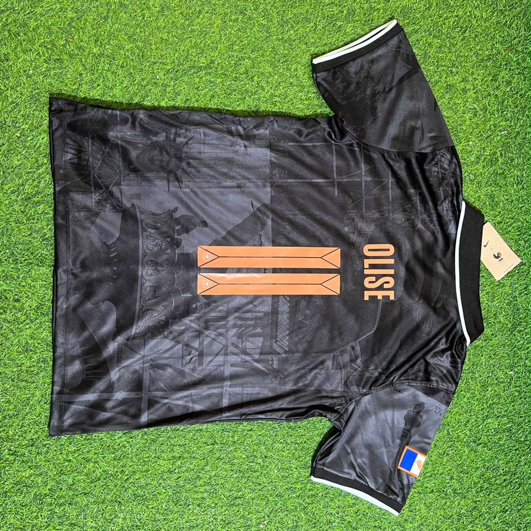 Michael Olise #11 France Black Special Edition Football Jersey Trikot Maillot