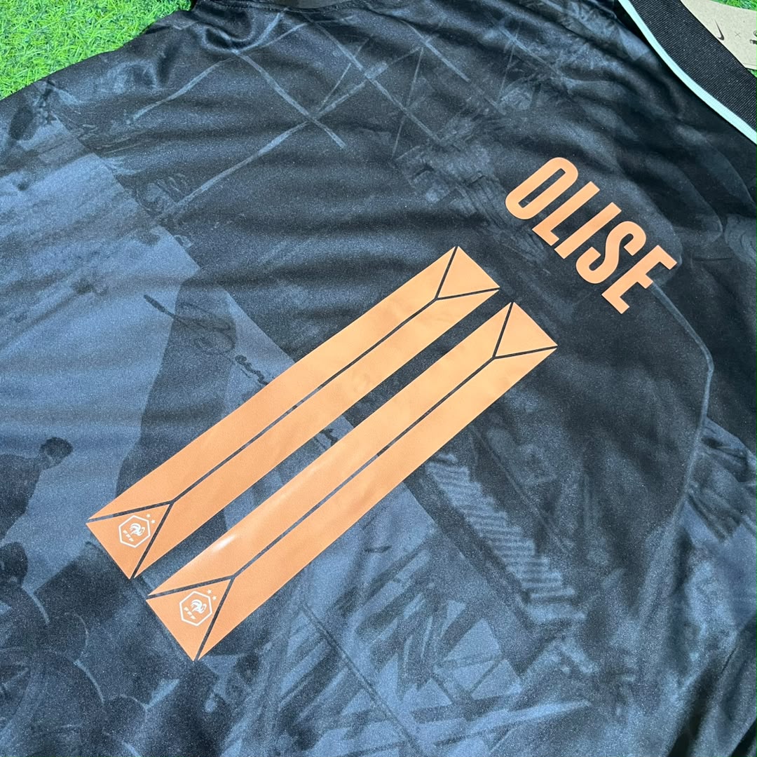 Michael Olise #11 France Black Special Edition Football Jersey Trikot Maillot