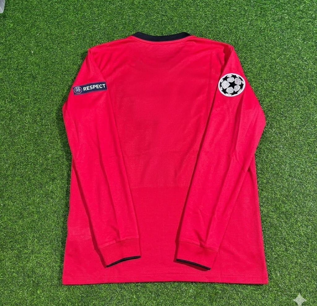 Manchester United Retro Long Sleeve Football Jersey