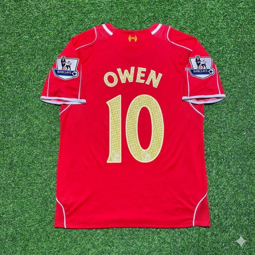Michael Owen #10 Liverpool Special Retro Jersey