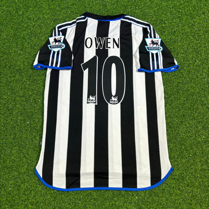 Michael Owen #10 Newcastle United Retro Trikot Kit Jersey Soccer Shirt