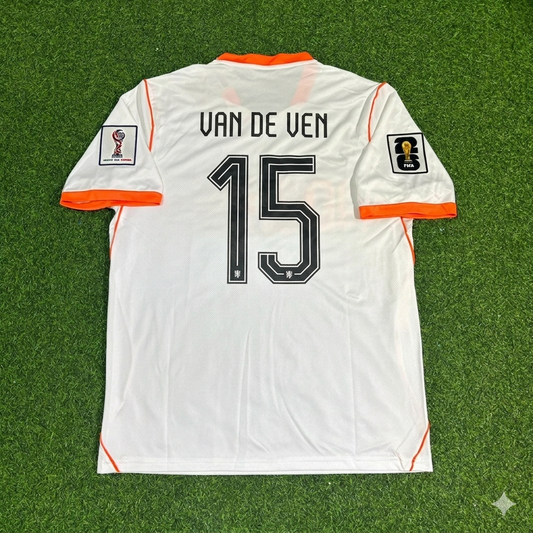 Micky van de Ven #15 Netherlands 2026 World Cup New Season Football Jersey