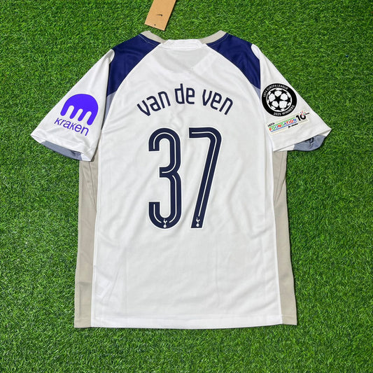 Micky van de Ven Tottenham Home Weißes Fußballtrikot der neuen Saison 2026