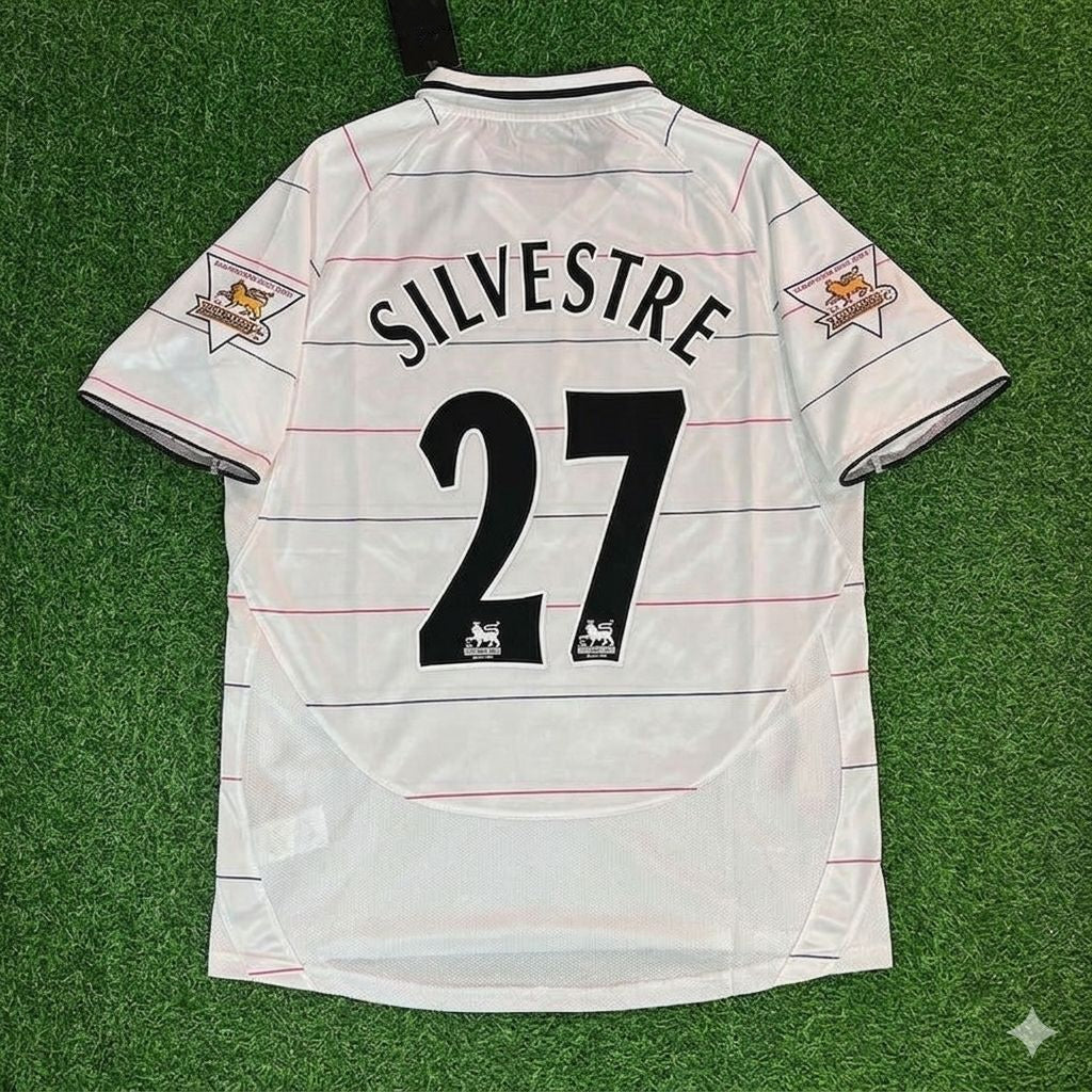 Mikaël Silvestre #27 Manchester United 2003/2005 Retro Jersey Trikot