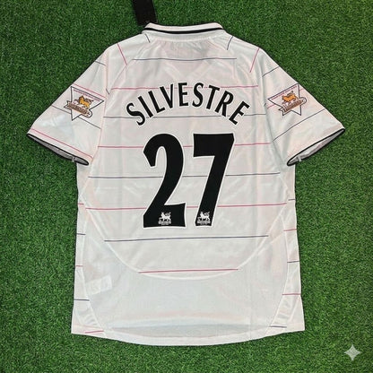 Mikaël Silvestre #27 Manchester United 2003/2005 Retro Jersey Trikot
