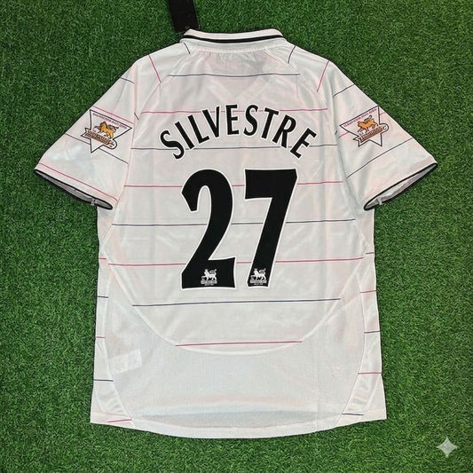 Mikaël Silvestre #27 Manchester United 2003/2005 Retro Jersey Trikot