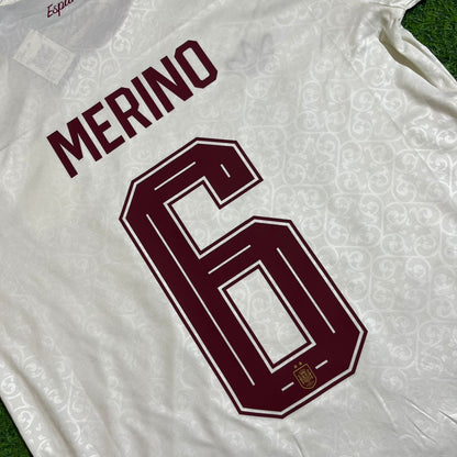 Mikel Merino #6 Spain Two Star 2026 World Cup Champions Away Jersey Trikot Maillot