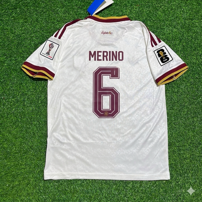Mikel Merino 6- Spain 2026 World Cup Away Football Jersey