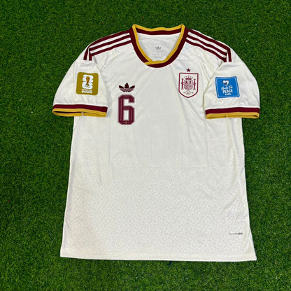 Mikel Merino 6- Spain 2026 World Cup Away Football Jersey