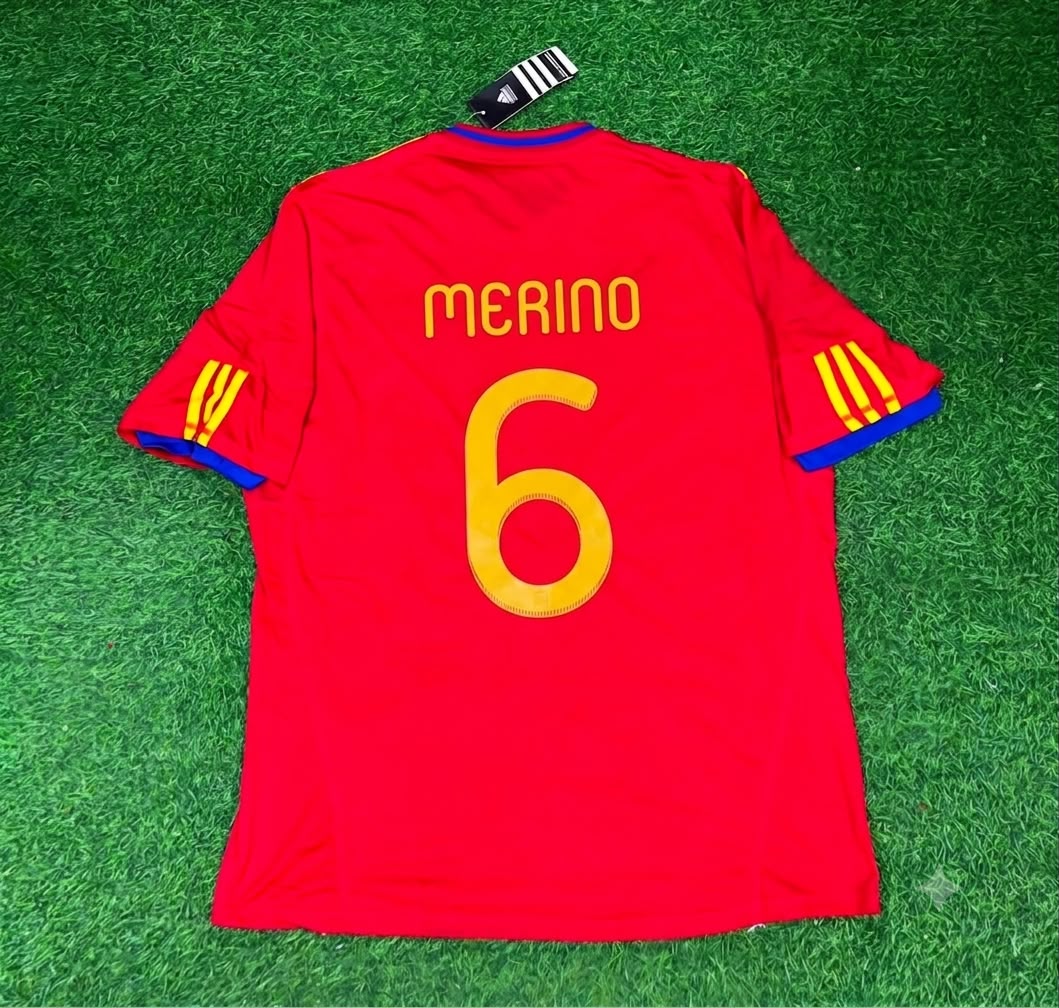 Mikel Merino – Spain Commemorative Retro Kit Jersey – | Trikot | Maillot Soccer Shirt