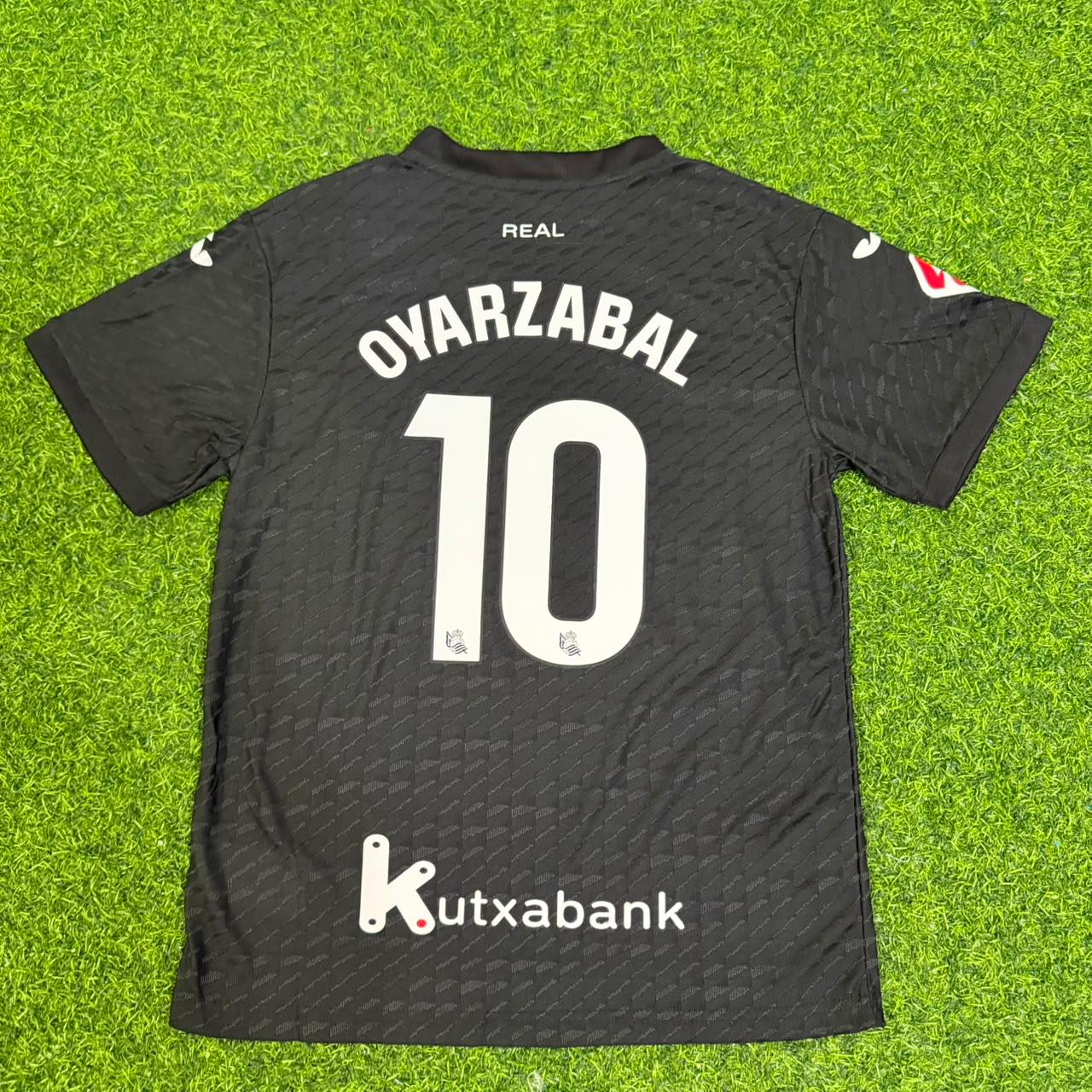 Mikel Oyarzabal Real Sociedad 2027 New Season Away Black Jersey Trikot Maillot Soccer Shirt