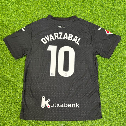 Mikel Oyarzabal Real Sociedad 2027 New Season Away Black Jersey Trikot Maillot Soccer Shirt