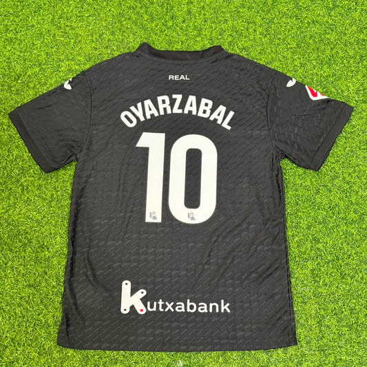 Mikel Oyarzabal Real Sociedad 2027 New Season Away Black Jersey Trikot Maillot Soccer Shirt