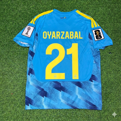 Mikel Oyarzabal #21 Spain 2026 World Cup Blue Special Football Jersey