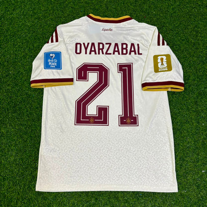 Mikel Oyarzabal 21 - Maillot de Foot Extérieur Espagne Coupe du Monde 2026