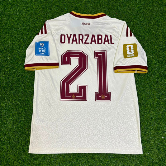 Mikel Oyarzabal 21- Spain 2026 World Cup Away Football Jersey