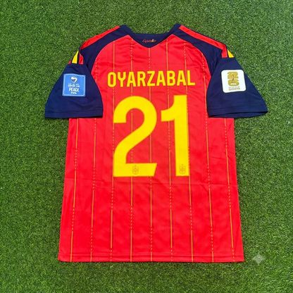 Mikel Oyarzabal #21 Spain 2026 World Cup Home Football Jersey