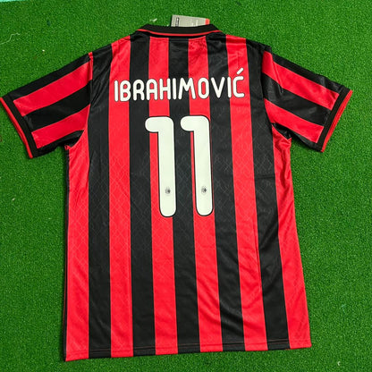 Zlatan Ibrahimovic Milan Retro Soccer Jersey Trikot Soccer Shirt