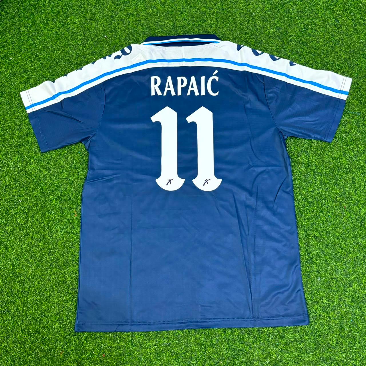 Milan Rapaic Perugia Retro Blue Football Jersey