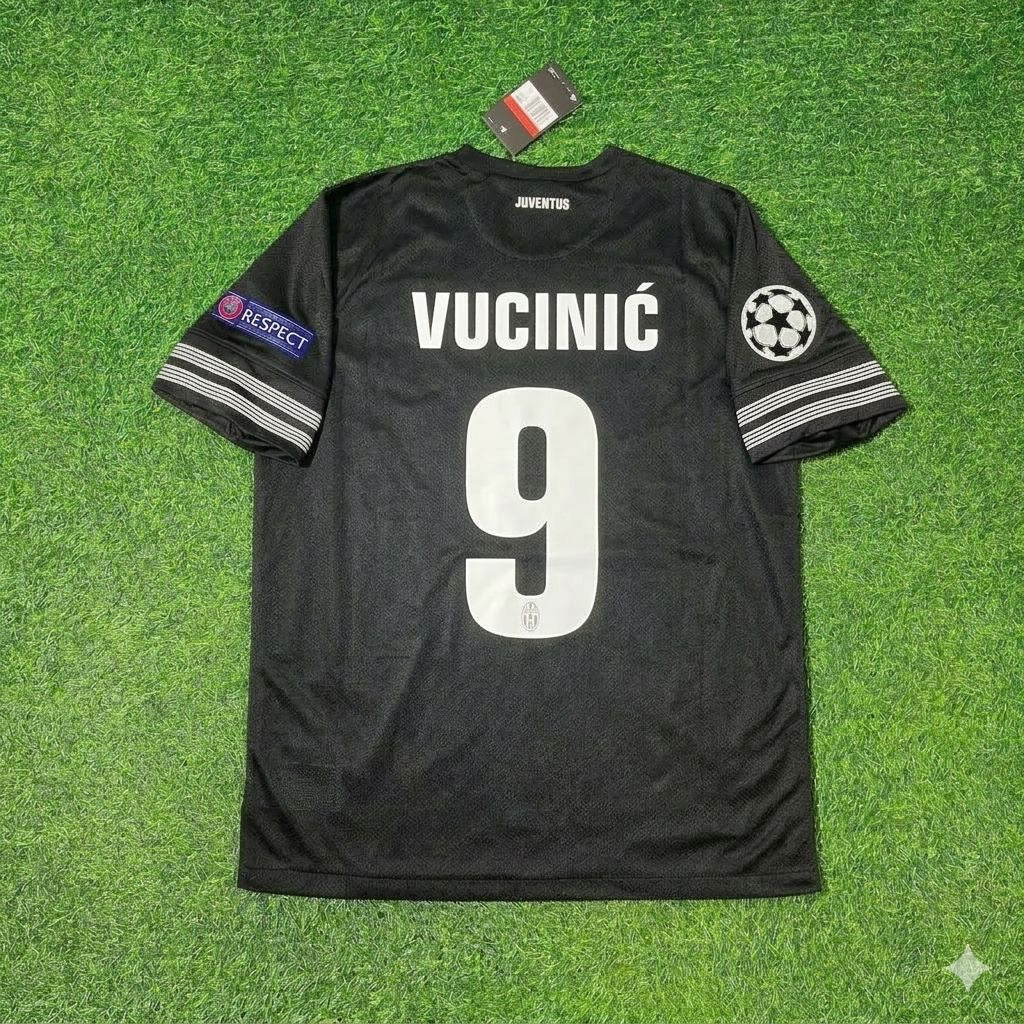 Mirko Vučinić 9- Juventus Home 2012 2013 Season Retro Jersey Trikot
