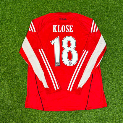 Miroslav Klose FC Bayern Munich 2010/11 Red Retro Trikot Jersey Trikot Soccer Shirt