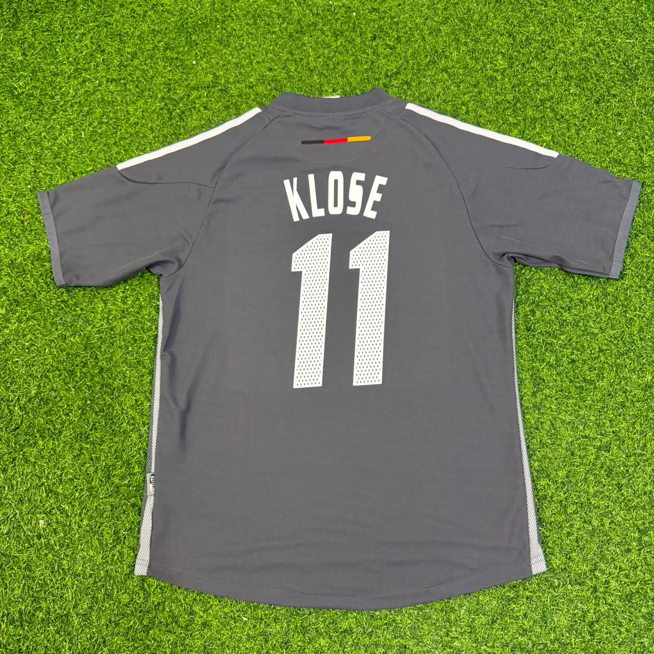 Miroslav Klose Germany 2002 World Cup Gray Special Retro Football Jersey