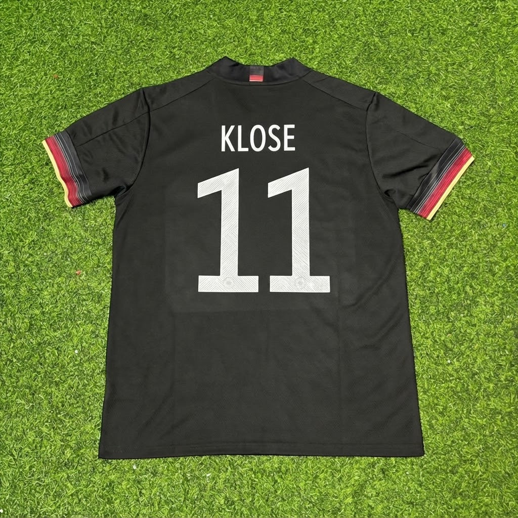 Miroslav Klose #11 Germany Black Retro Football Jersey