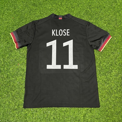 Miroslav Klose #11 Germany Black Retro Football Jersey