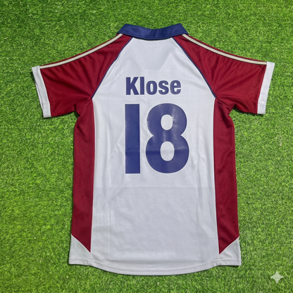 Miroslav Klose #18 FC Bayern München Auswärts Retro Fußballtrikot Grau