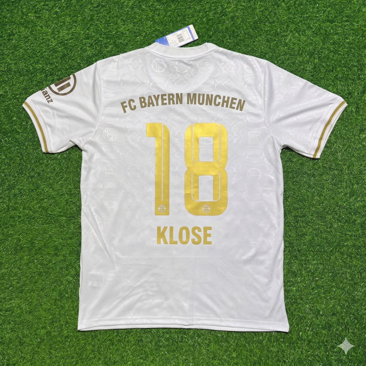 Miroslav Klose #18 FC Bayern München 125 Years Anniversary Special-Edition White Jersey