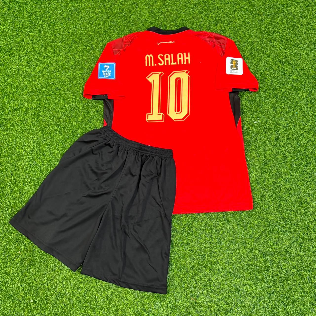 Mohamed Salah Egypt 2026 World Cup Home Kids Football Jersey
