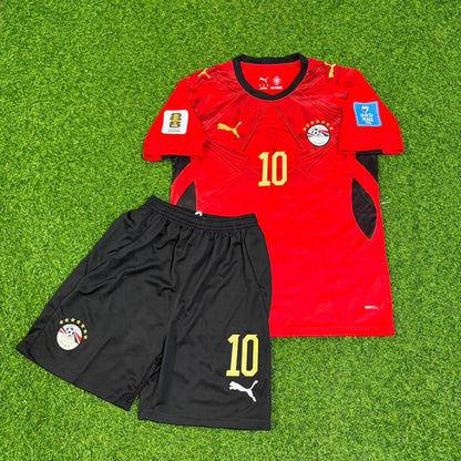 Mohamed Salah Egypt 2026 World Cup Home Kids Football Jersey