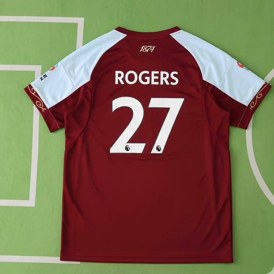 Morgan Rogers 27- Aston Villa 2026 Home New season Jersey Trikot Maillot