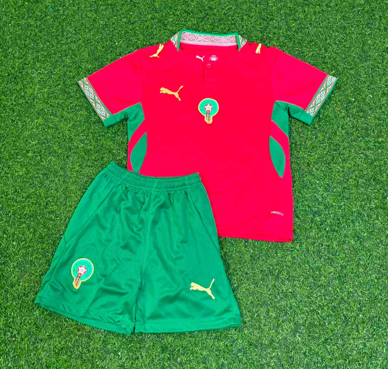 Yassine Bounou Morocco Goalkeeper 2026 World Cup Kids Football Jersey