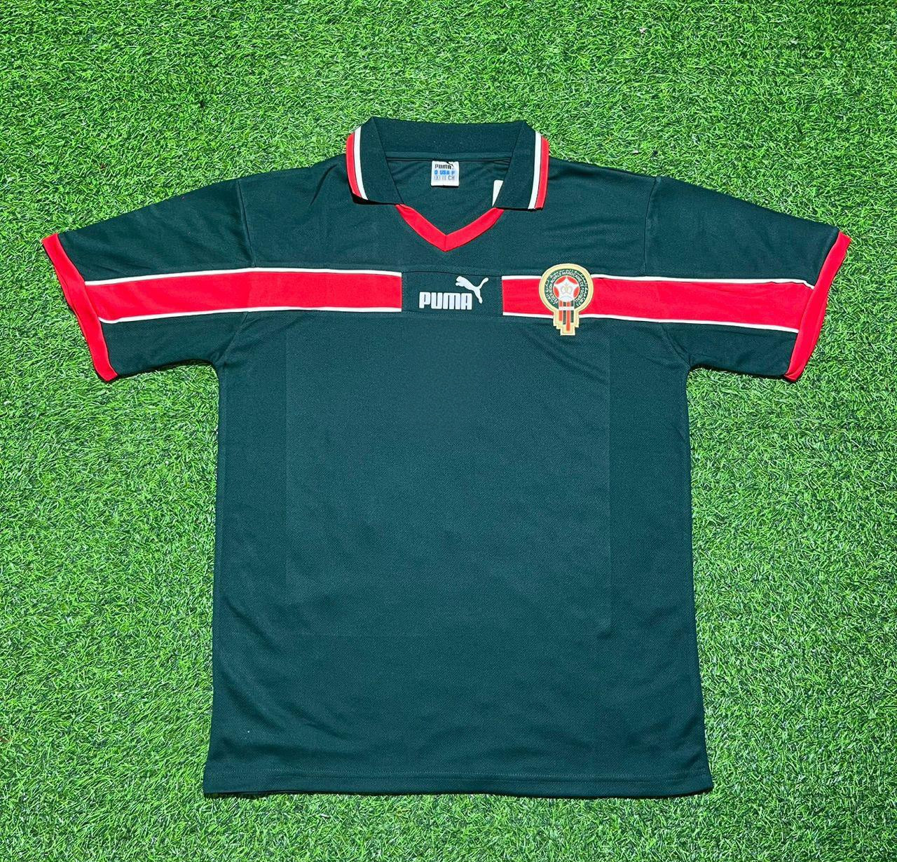 Maillot de football rétro domicile Maroc saison 1998